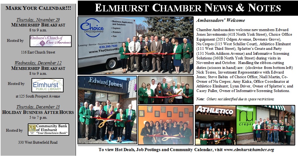 November News and Notes