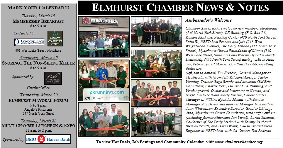 March’s News & Notes 13′