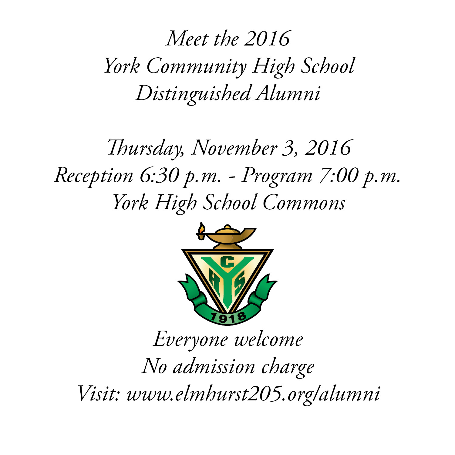 York Distinguished Alumni Program